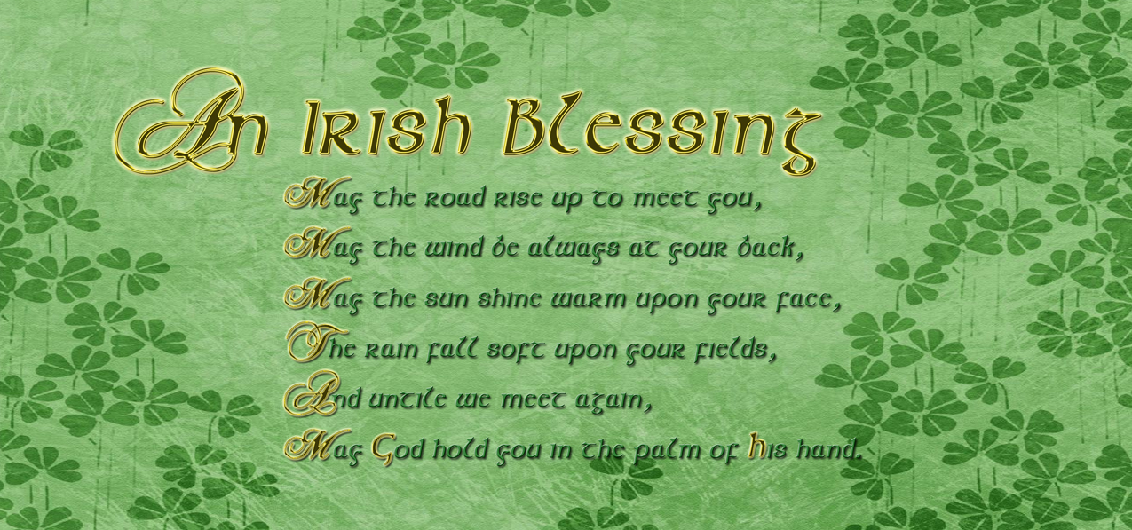 An Irish Blessing PROOF